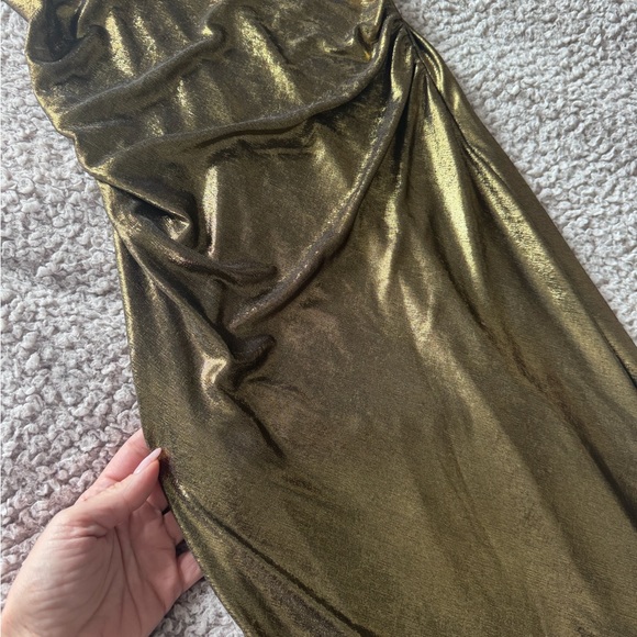 HYFVE Gold Backless Dress - Picture 3 of 5